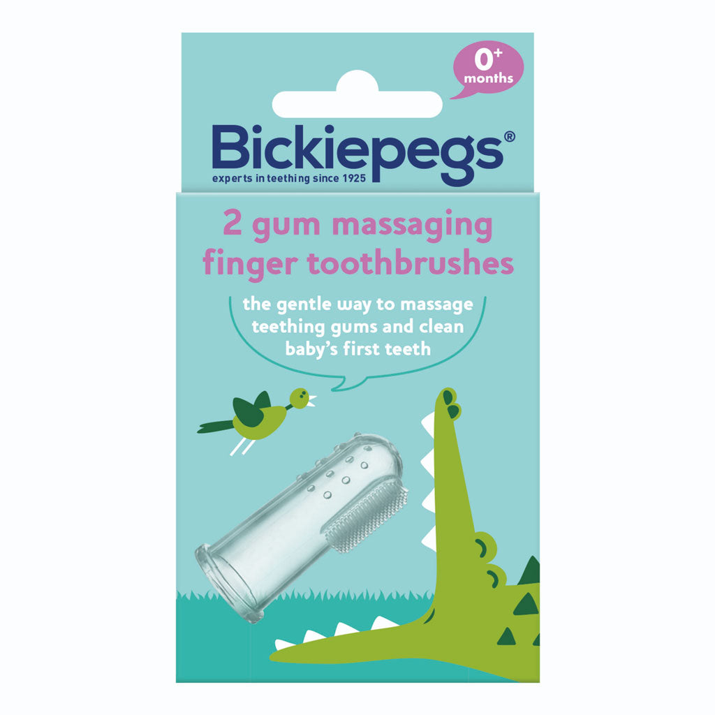 Bickiepegs 2 Gum Massaging Finger Toothbrushes