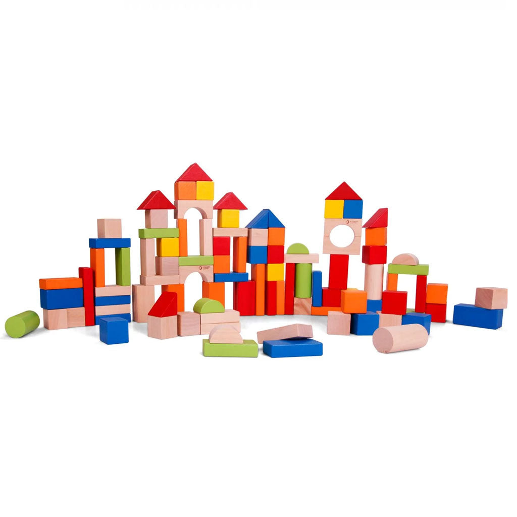 These traditional and brightly coloured wooden shape blocks are a key part of any child’s early learning and development.