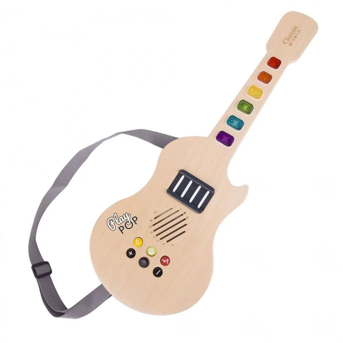 This cool electric glowing guitar will give your little one hours of fun. The different coloured keys will play different notes which then mean your little one can create some lovely musical tunes. 