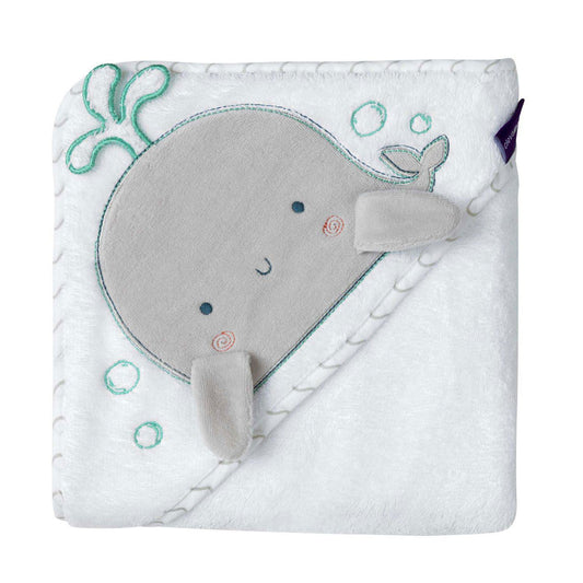 Luxuriously soft, hands-free, Apron Baby Bath Towel from ClevaMama. Suitable from newborn to 4 years+, this extra-large, super-soft, Bamboo Apron Baby Bath Towel is designed to be worn around your neck like an apron, which makes it easy to lift and snuggle your baby.