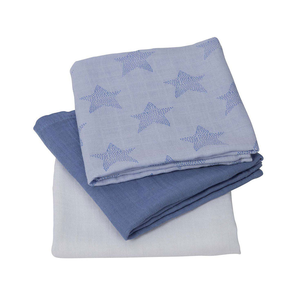 These beautiful breathable, quality Bamboo Muslin Squares are made with sustainable, silky soft bamboo fibre and cotton so they’re super soft, naturally anti-bacterial, pH balanced and quick drying. 