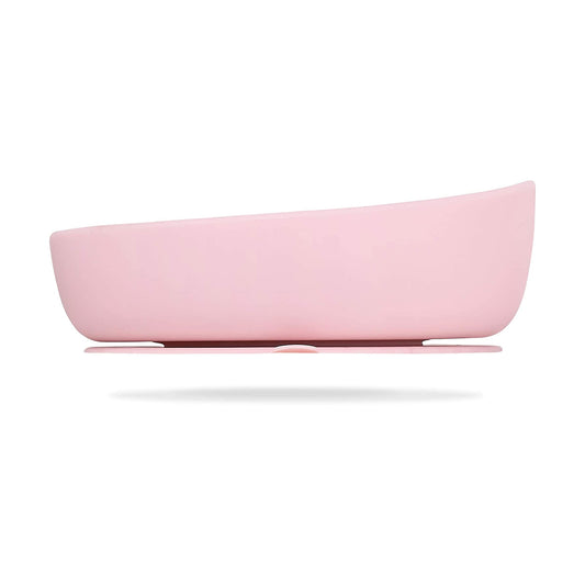 Doidy Bowl is designed to help develop motor skills, with a slanted high lip on one side to allow infants to scoop the food up and load more easily onto a spoon.