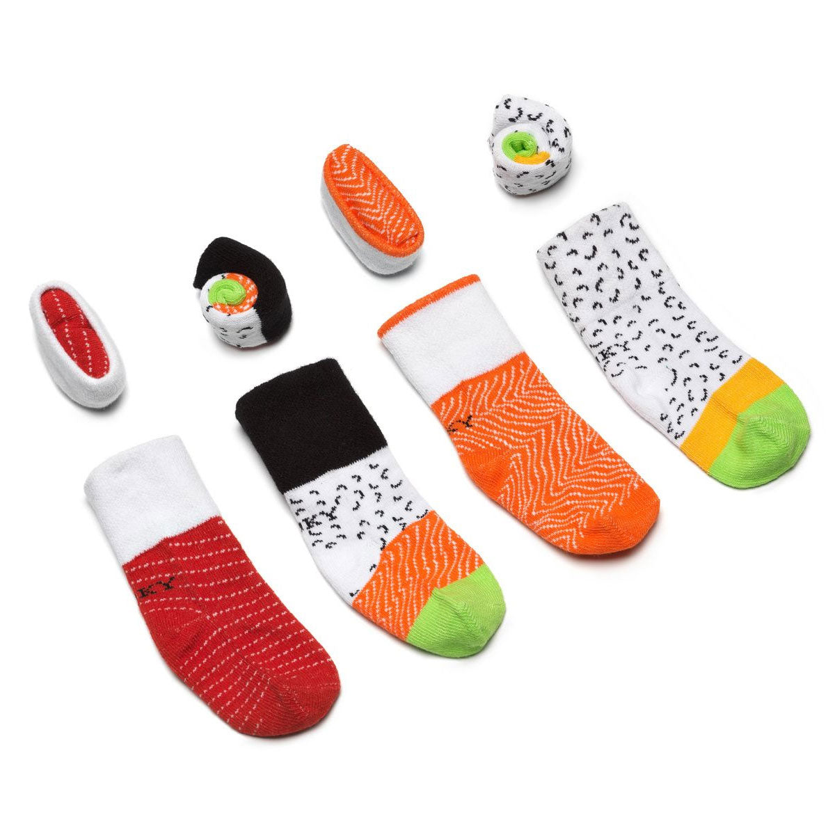 Dooky Socks - 4 Pairs (Sushi)
