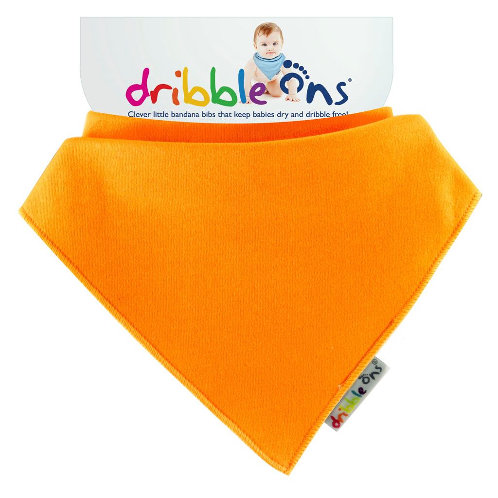 Made from a really lovely blend of pure cotton and terry towelling. Great at drawing the dribble away from clothes and skin. Keep clothes clean and moisture away from baby's delicate skin with this stylish designer bib by Dribble Ons.