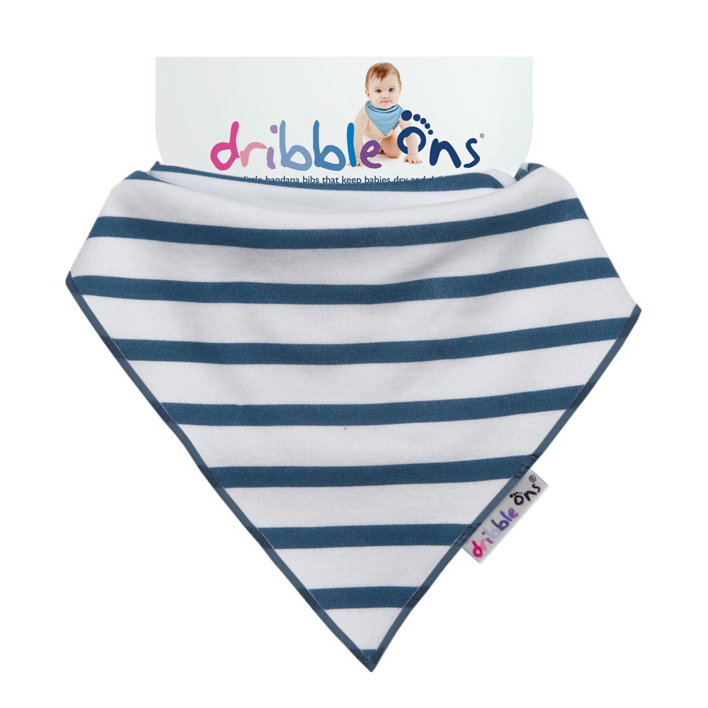 Bandana style baby bib. Keeps teething babies dry and dribble free. Super soft and absorbent fabric for extra comfort. With adjustable popper fastening.