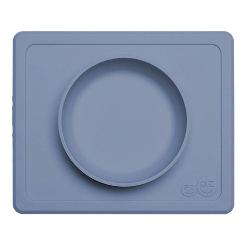 At a height of 3cm, the EzPz Mini Bowl is perfect for a variety of foods, including pasta, soup, oatmeal and cereal. This is a great everyday mat, as you can pop the Mini Bowl with food directly in the microwave or serve cold meals.  Made from high quality silicone, the placemat lightly suctions to smooth surface tables and highchairs so no more tipped bowls.