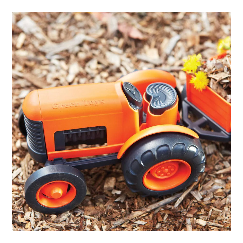 Green Toys Tractor (Orange)