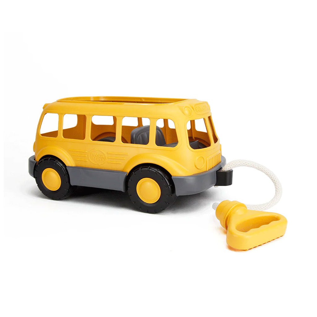 Green Toys Pull Along School Bus Wagon