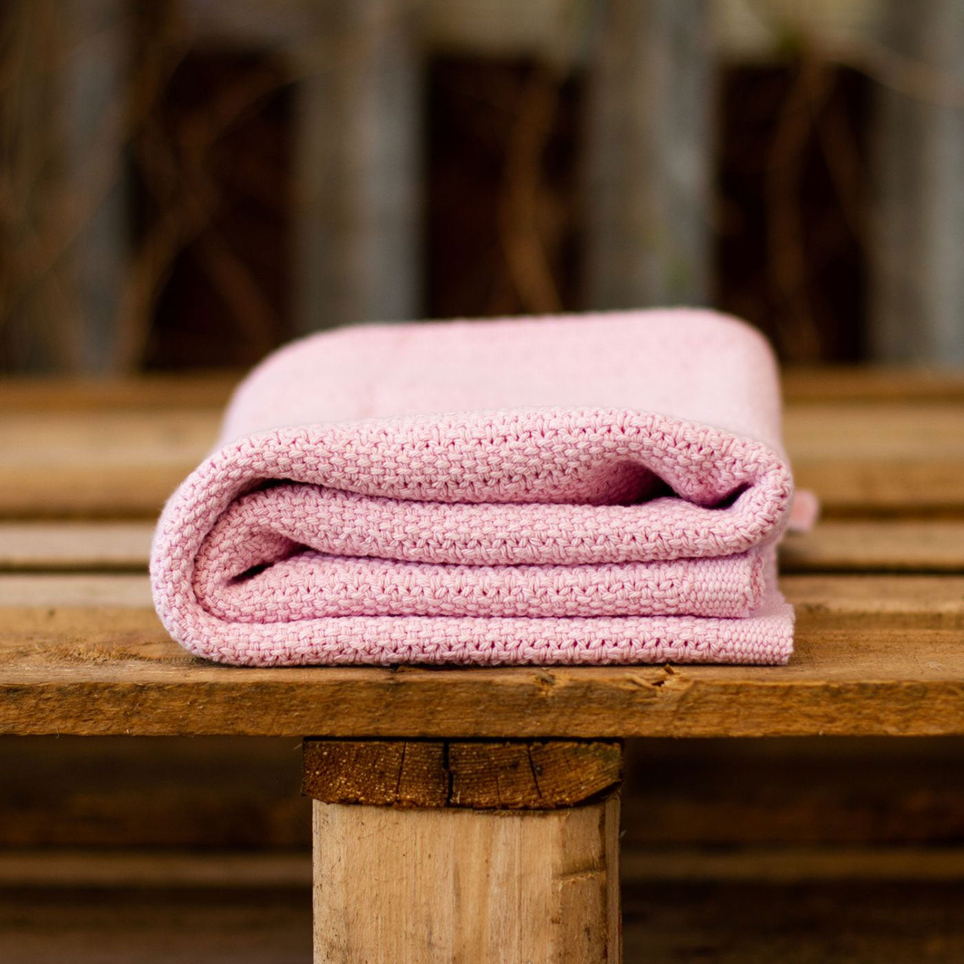 Hippychick Cellular Blanket (Dusky Pink)