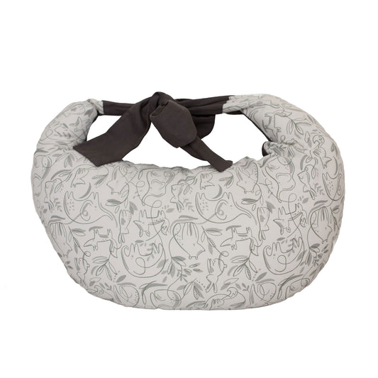 Hippychick Feeding and Nursing Pillow for support and comfort. Includes matching drawstring bag.