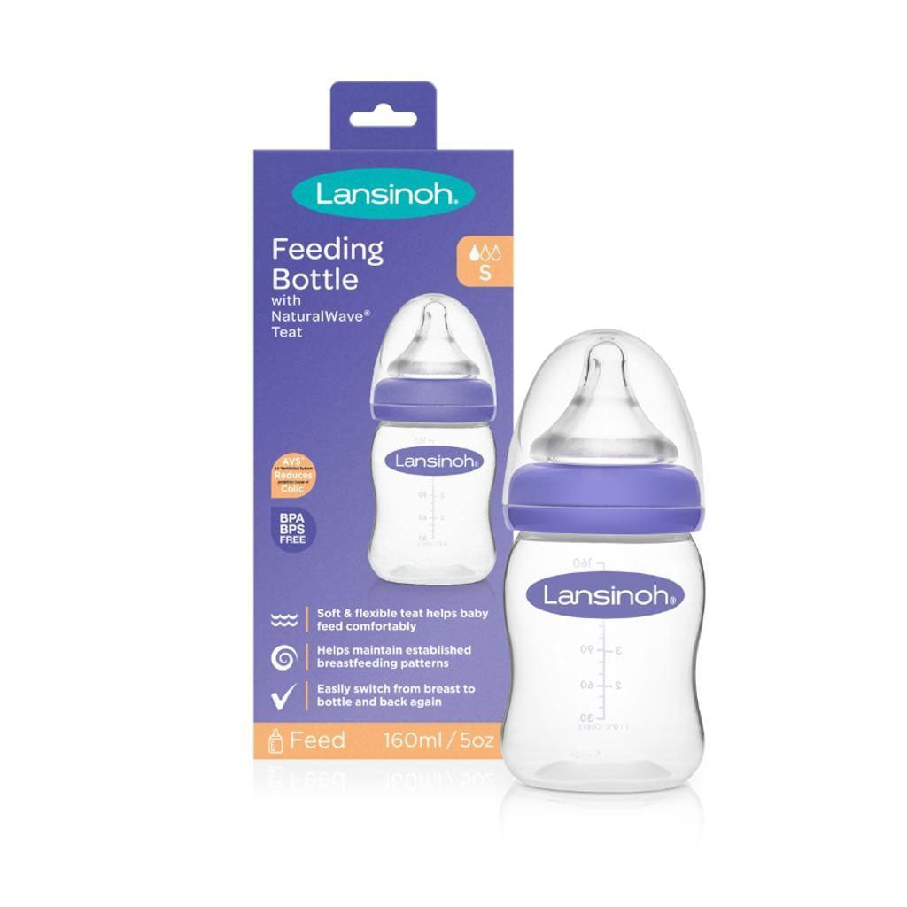 Lansinoh’s glass feeding bottle comes with a medium flow NaturalWave teat that is clinically proven to reduce nipple confusion. Made from premium heat and thermal shock-resistant glass, our baby bottle is scratch resistant, durable, and sustainable.