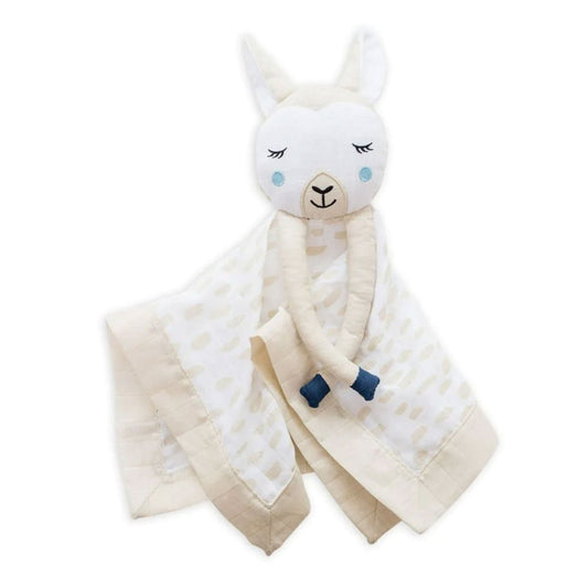 Babies and toddlers love this sweet combination of security blanket and toy. Made with soft muslin and so cuddly, your little one will want to take it everywhere.  Ultra soft and lightweight it is perfectly sized for little hands to grasp.