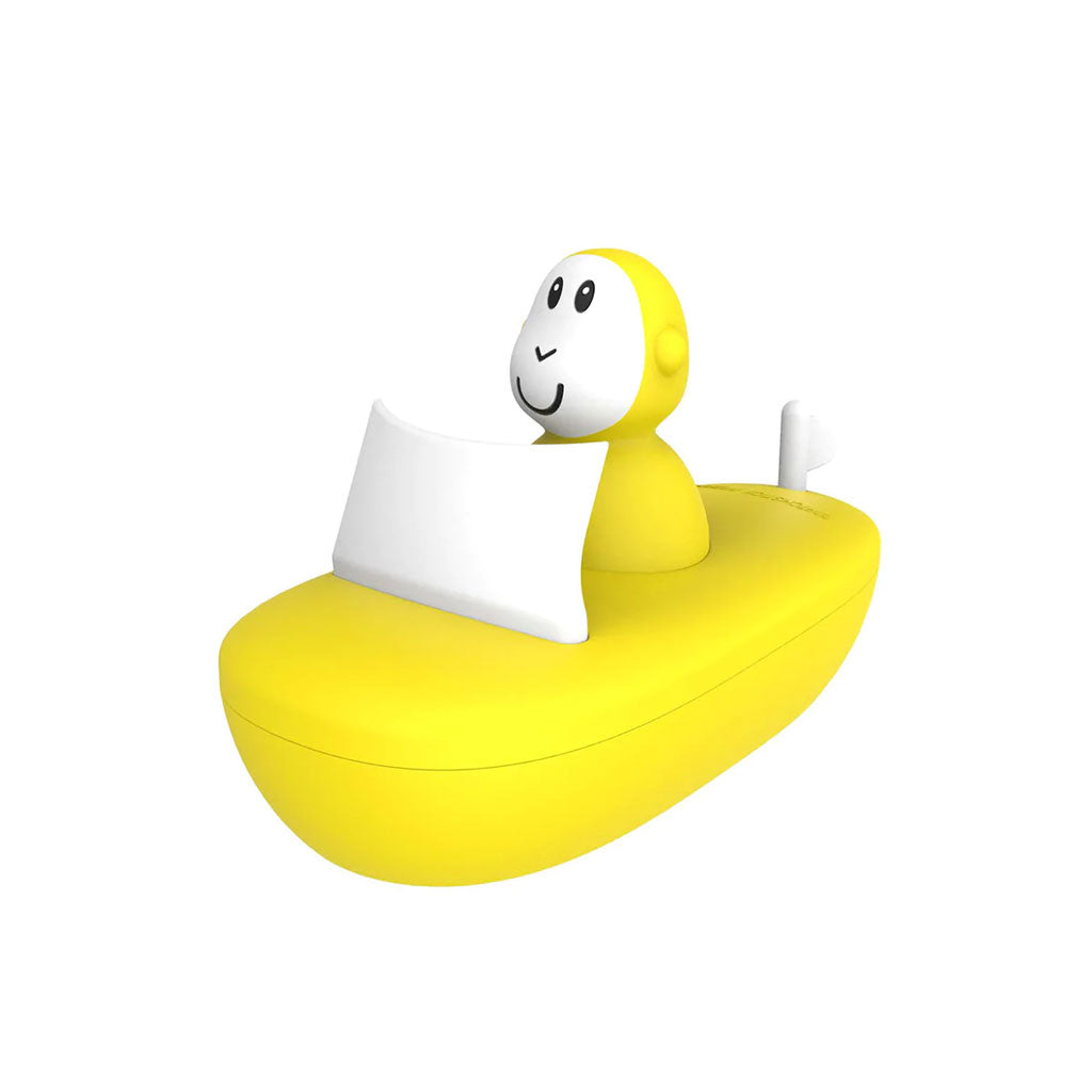 Matchstick Monkey Bathtime Boat Set (Yellow)