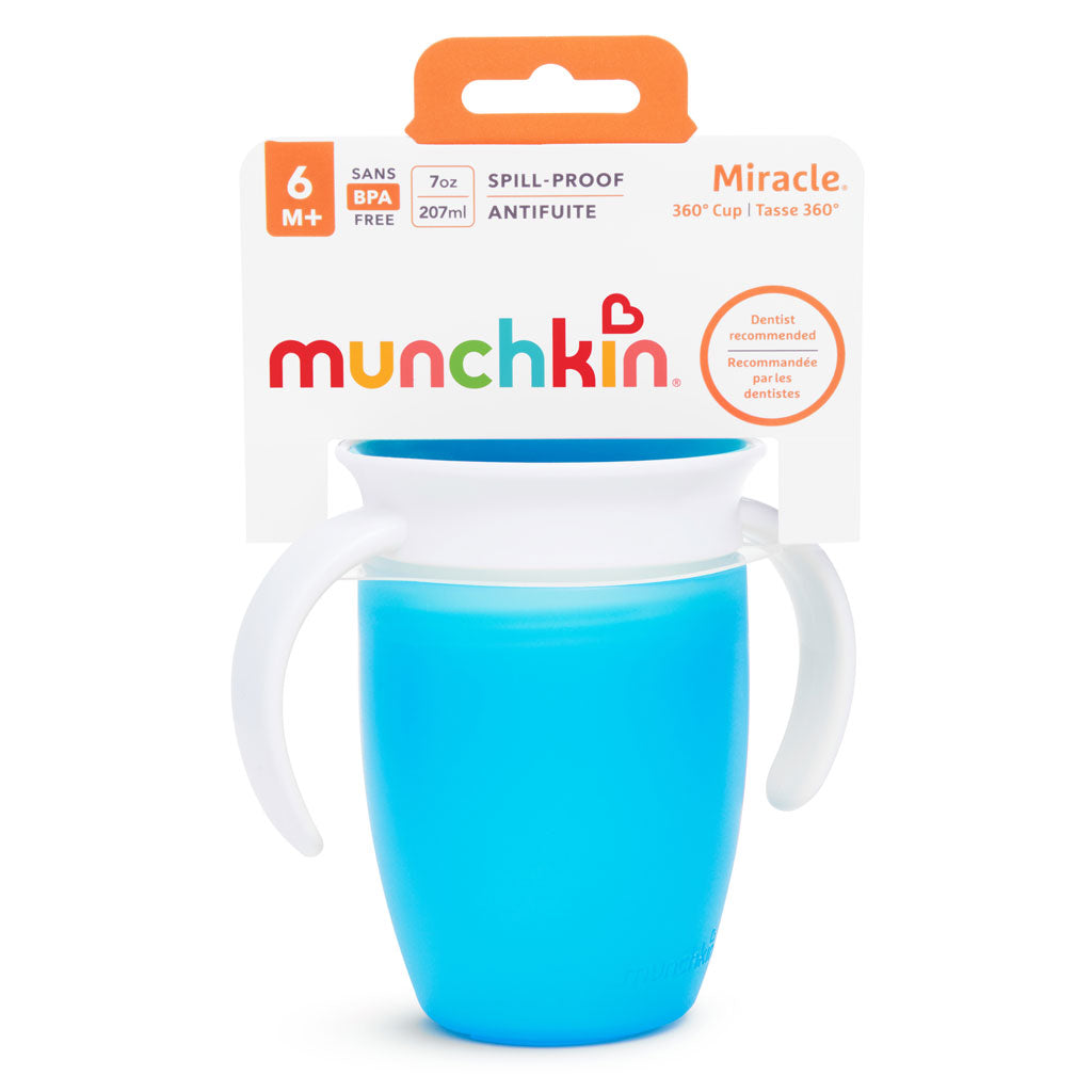 Munchkin Miracle® 360° Trainer Cup - 7oz (Blue)
