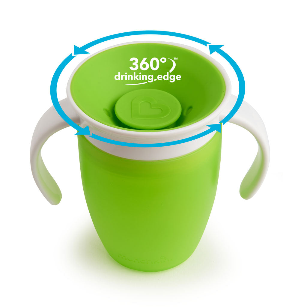 Munchkin Miracle® 360° Trainer Cup - 7oz (Green)