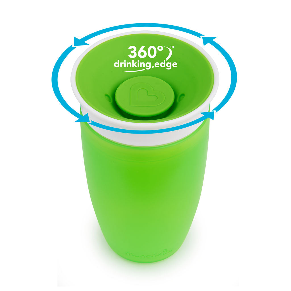 Munchkin Miracle® 360° Trainer Cup - 10oz (Green)