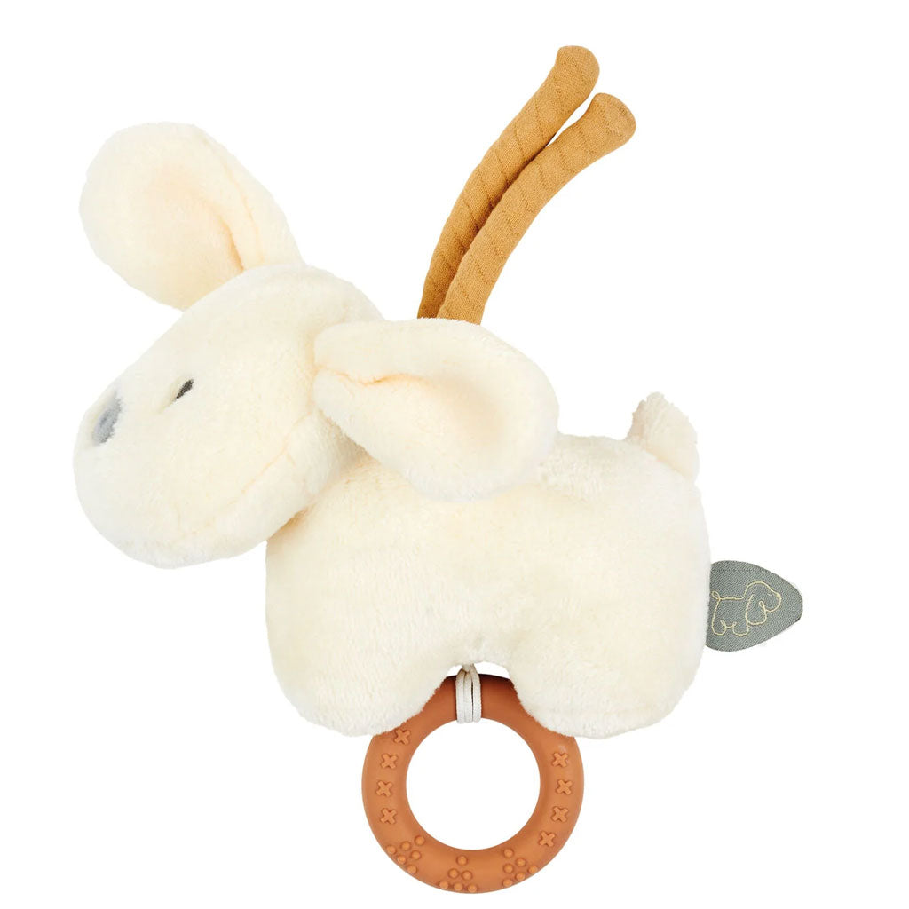 Nattou’s gorgeous musical soft toys can be attached to a cot, bed or pram – the ideal companion for little ones day or night. Pull their string out and these toys play soothing music to help them fall asleep. Plus, there is no battery that needs to be replaced and the music box inside is waterproof so can be machine washed!