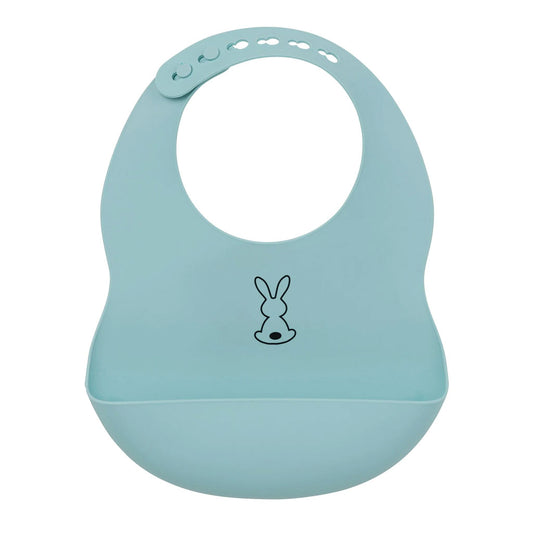 The Nattou silicone bibs features a large tray that catches any food / drinks that might escape your little one’s grasp.  The wide opening features buttons to fix the bib into 6 different sizes to ensure the perfect fit. The super soft silicone is comfortable against the skin and offers maximum protection for clothing.