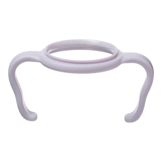 Non-slip handles for use with the b.box PPSU Baby Feeding Bottle to support self-feeding and encourage independence as baby grows.
