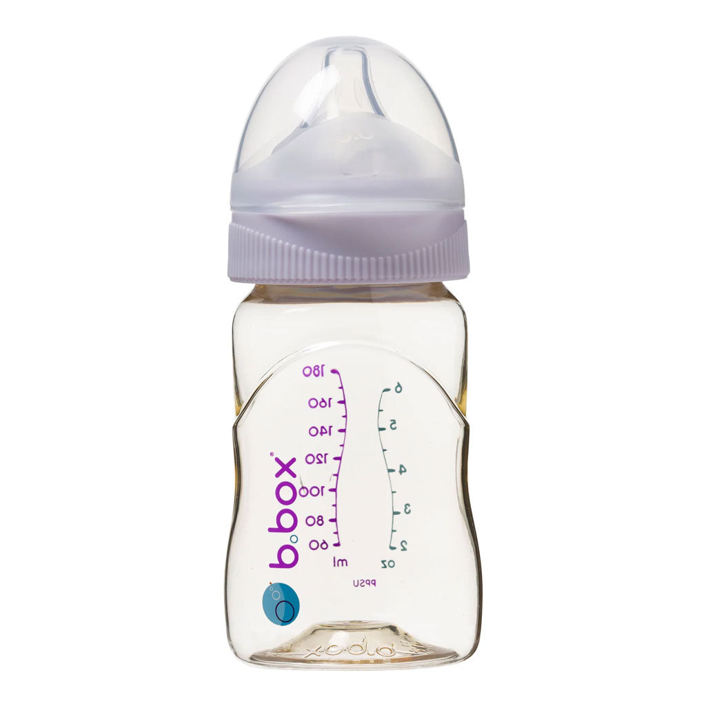 b.box PPSU Baby Feeding Bottle - 180ml (Peony)
