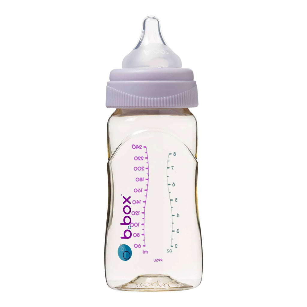 b.box PPSU Baby Feeding Bottle - 240ml (Peony)