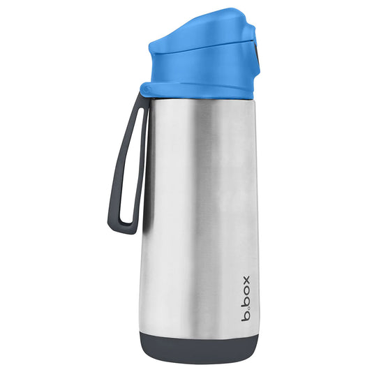  Offering easy flow drinking from a soft silicone spout and double-walled, stainless steel insulated bottle to keep drinks cool for up to 15 hours and warm for up to 8 hours.